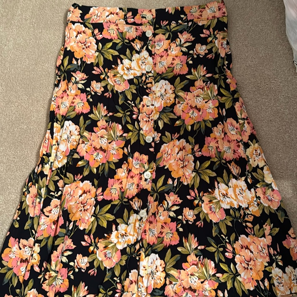 Loft midi skirt
